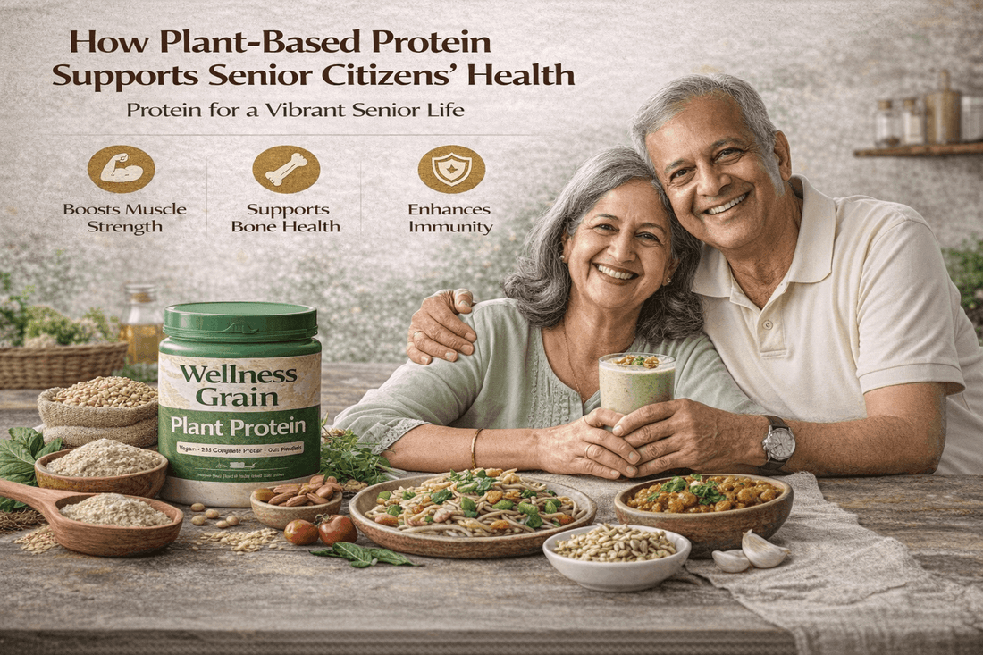 Plant-based protein supporting strength and mobility in seniors