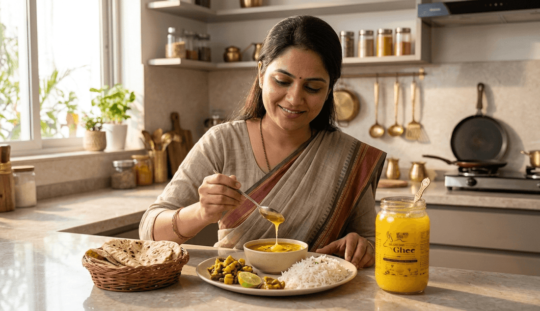 https://wellnessgrain.com/products/a2-gir-cow-bilona-ghee-pure-grass-fed-desi-a2-ghee