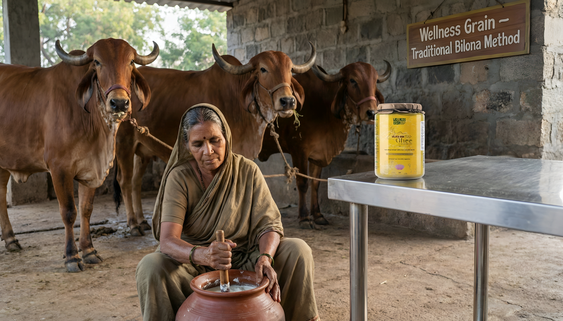 What Is A2 Bilona Ghee? Process, Benefits & Authenticity Explained - Wellness Grain