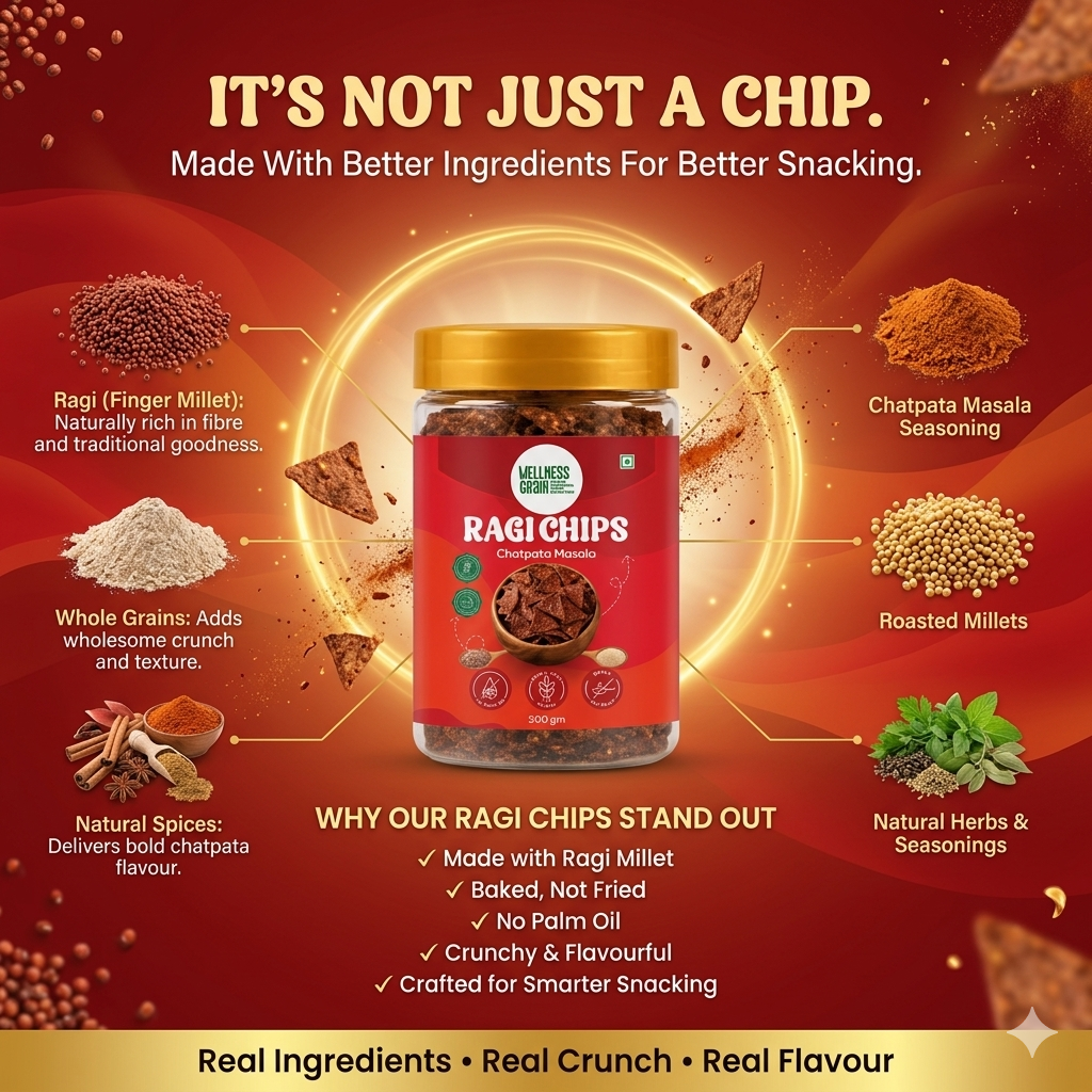 The Happy Tiffin Combo – Millet Cookies and Ragi Chips