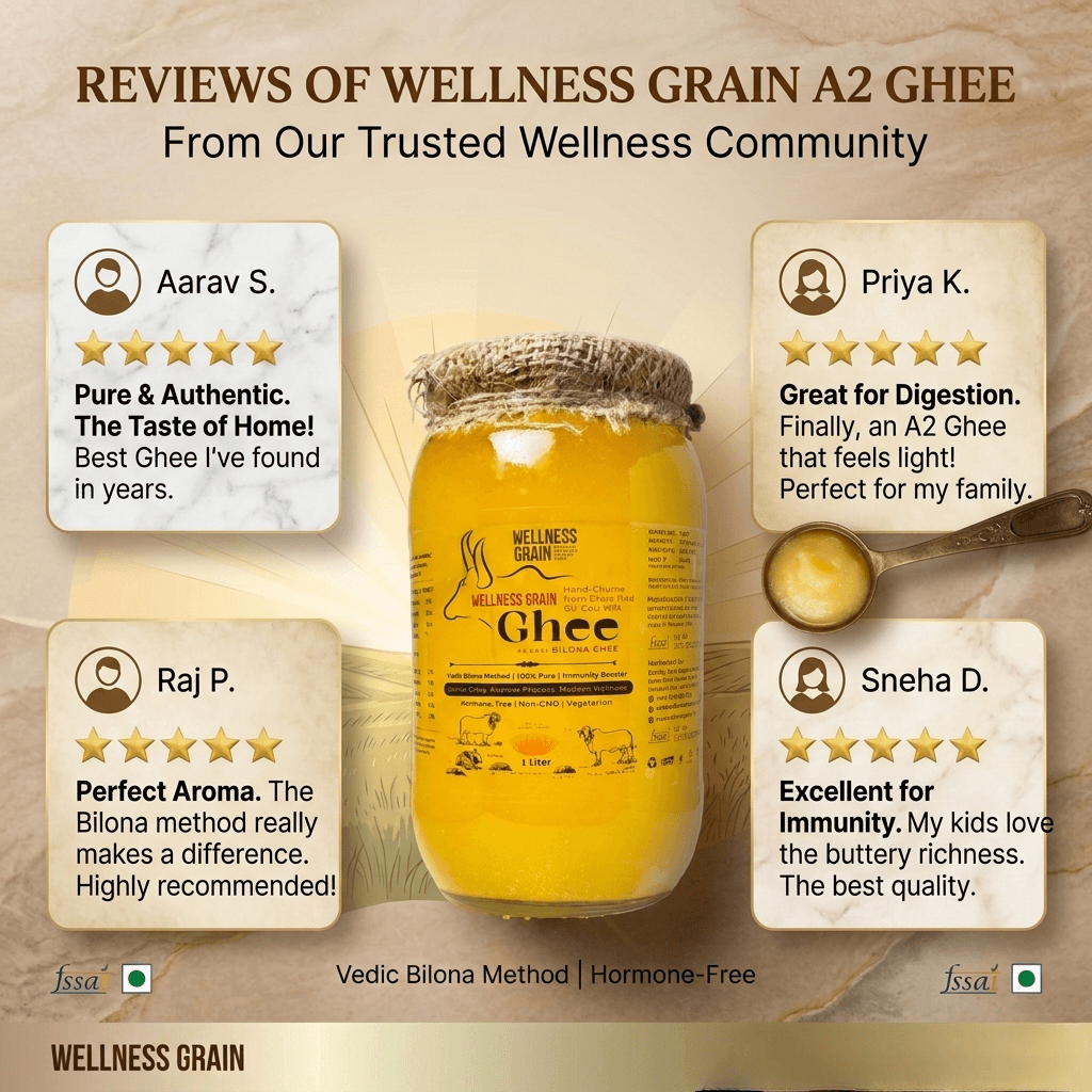 A2 Gir Cow Bilona Ghee Fresh Batch | Lab Tested