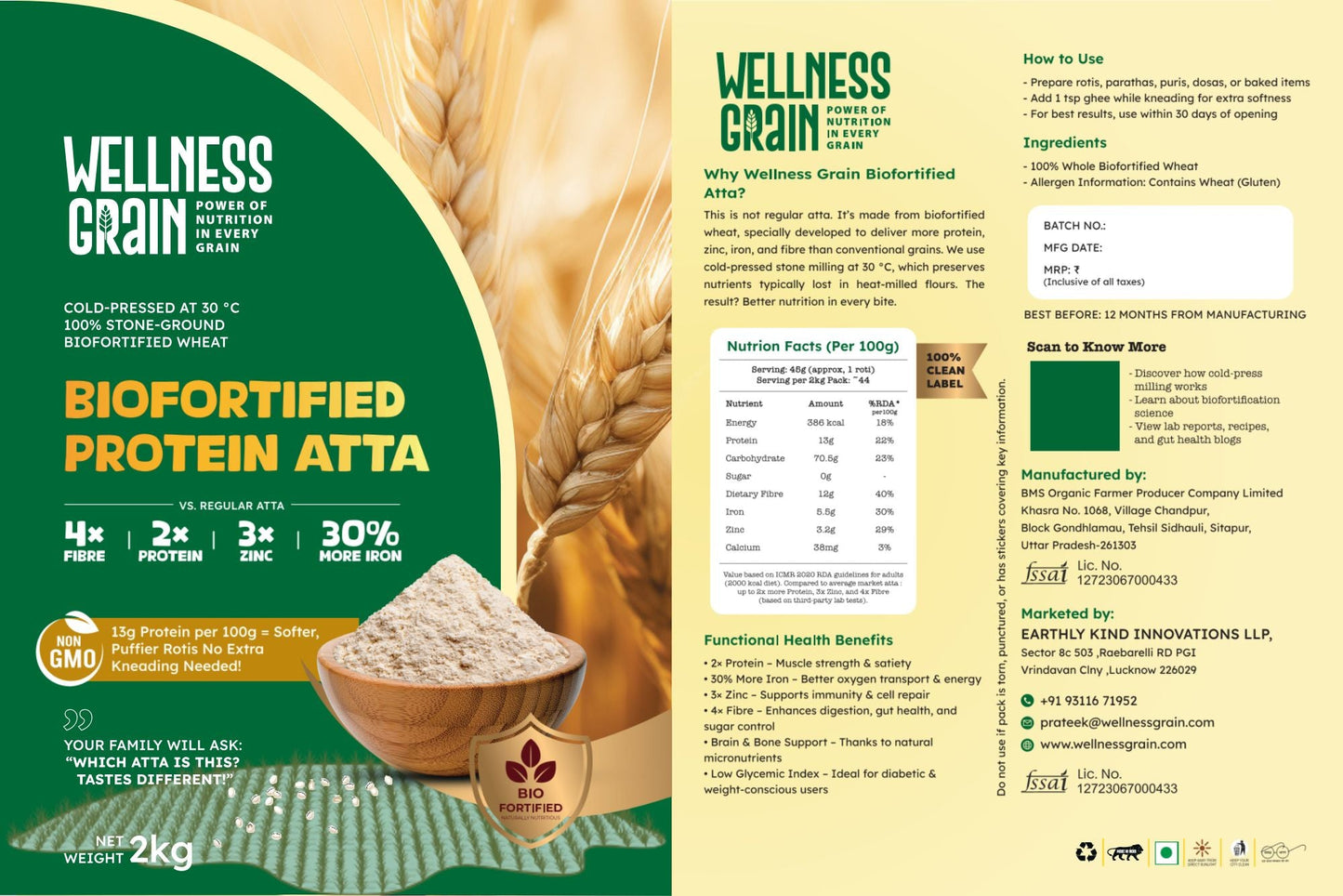 Protein Biofortified Atta