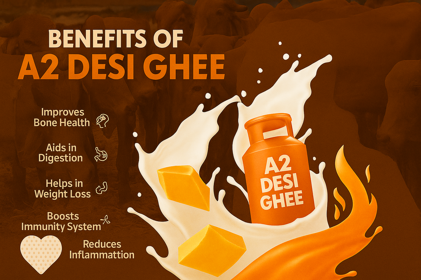 Pure A2 Desi Ghee – Bilona Method | Gir Cow | Grass-Fed & Handmade