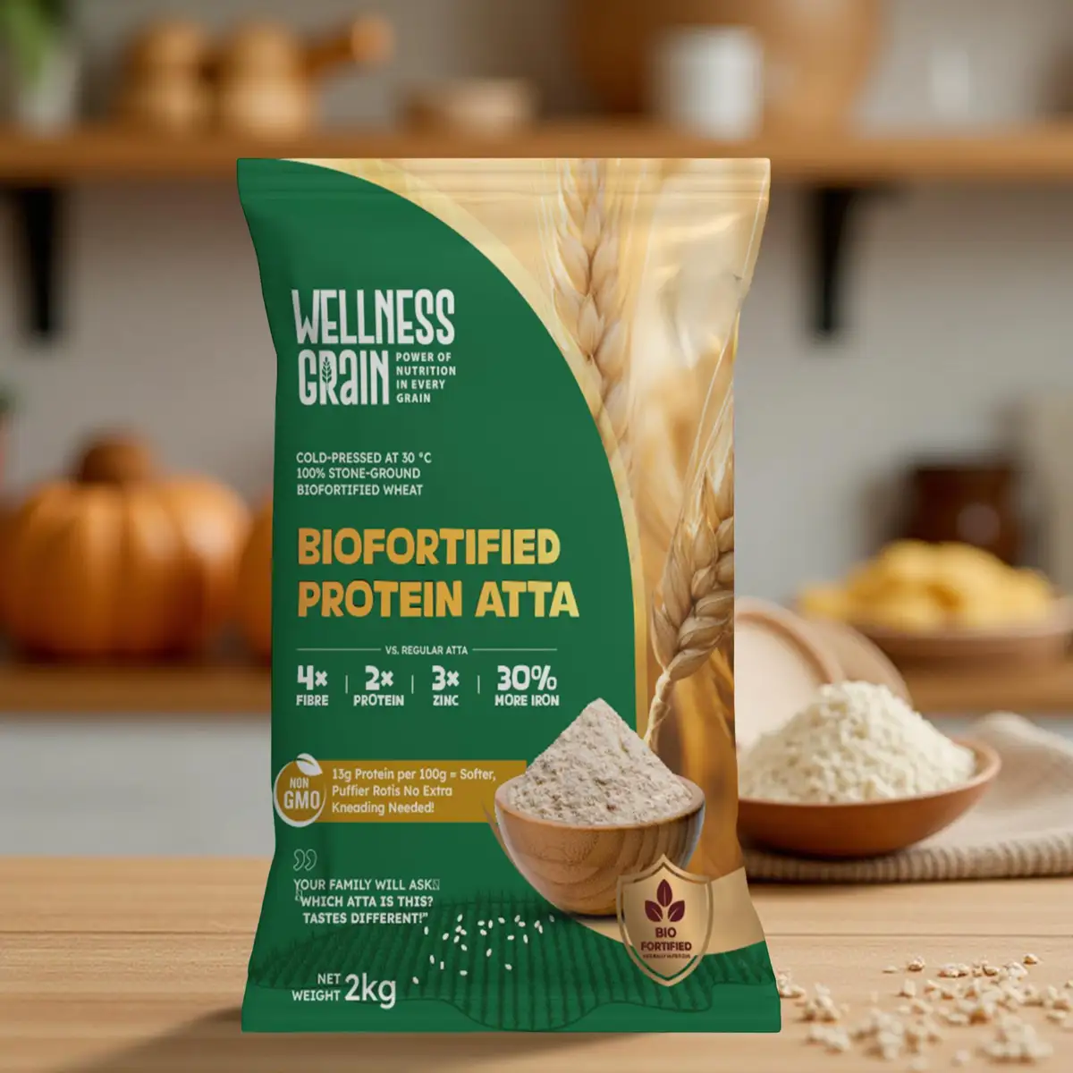 Protein Biofortified Atta