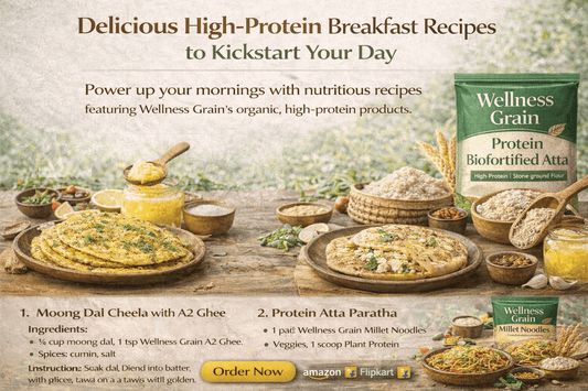 High protein Indian breakfast recipes for energy and fullness