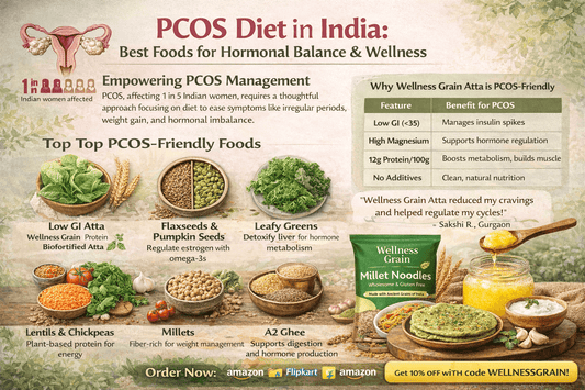 PCOS friendly Indian diet foods for hormonal balance