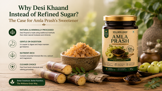 Why Desi Khaand Instead of Refined Sugar? The Case for Amla Prash's Sweetener