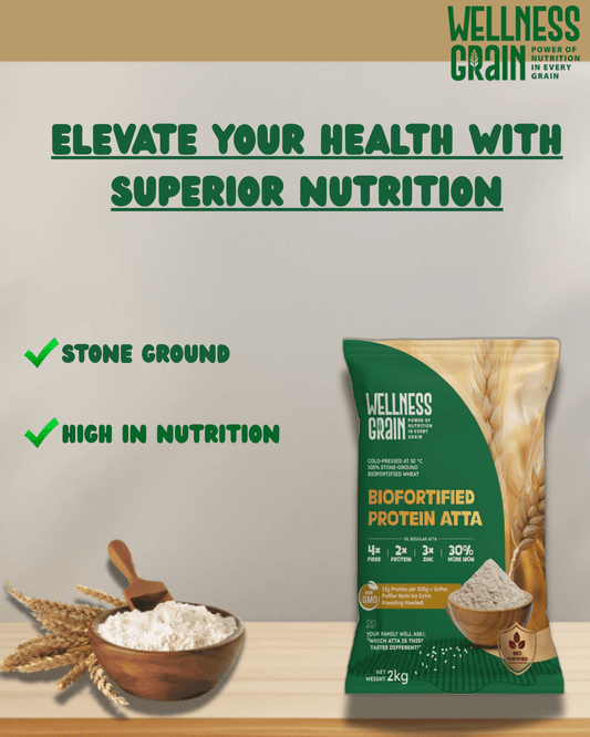 Wellness Grain atta made from nutrient-rich whole wheat