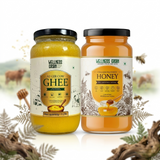 A2 Buffalo Bilona Ghee & Untamed Wild Forest Honey Combo