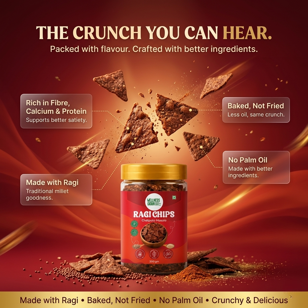 The Happy Tiffin Combo – Millet Cookies and Ragi Chips