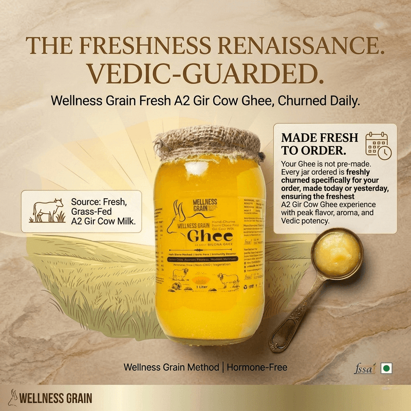 A2 Gir Cow Bilona Ghee Fresh Batch | Lab Tested