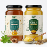 A2 Desi Ghee & Raw Tulsi Honey Combo