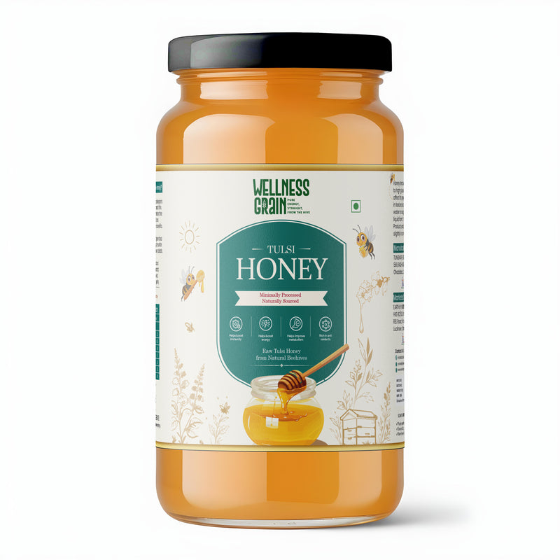 Raw Tulsi Honey – Mono-floral, Unfiltered & Cold-Extracted