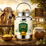 5L A2 Desi Cow Ghee – Cultured, Danedar & Ethically Sourced