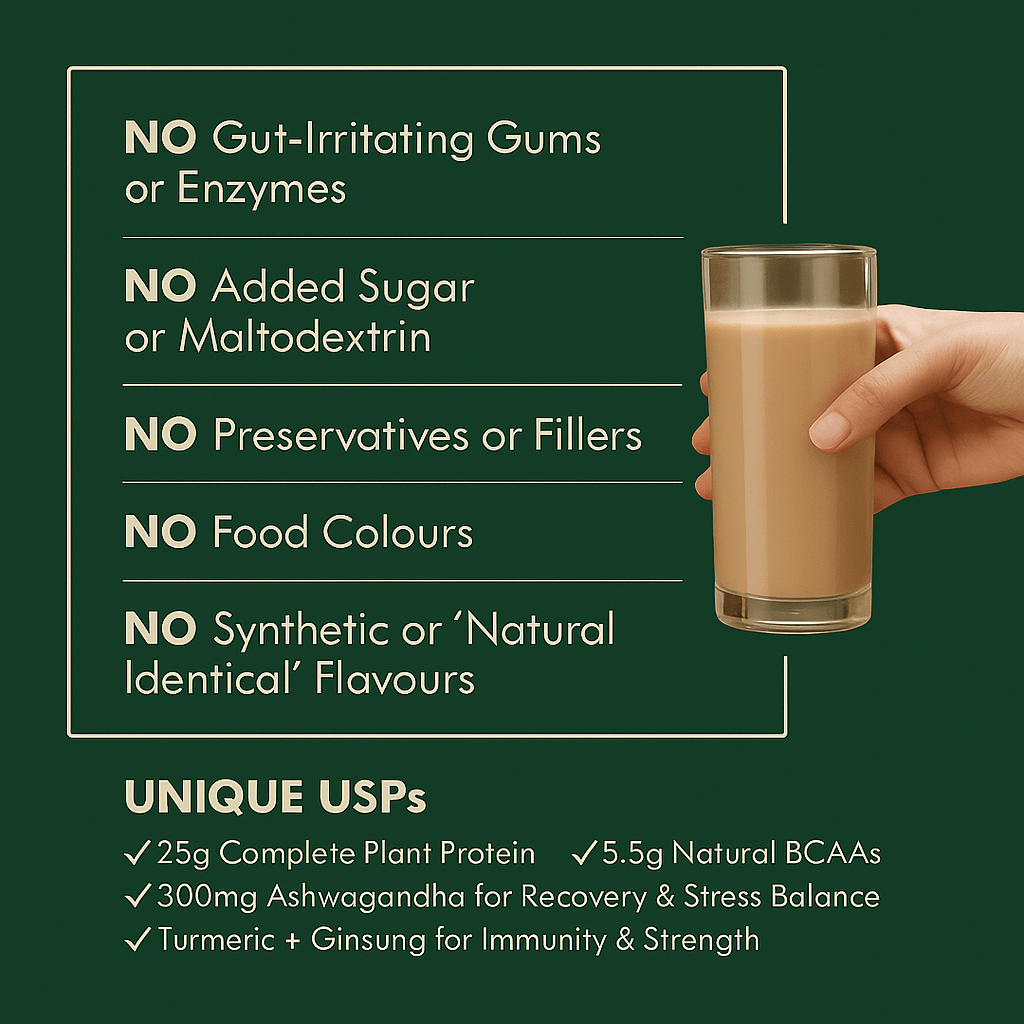 Pea protein used in plant-based protein powder for easy digestion