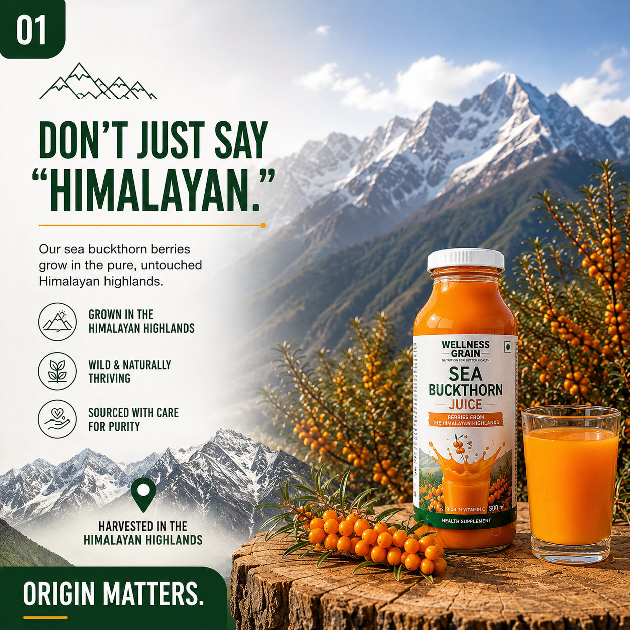 90% SEA BUCKTHORN PULP