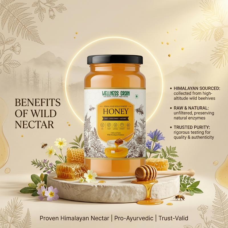 Wellness Combo – Wild Forest Honey &  Choco Almond Millet Cookies