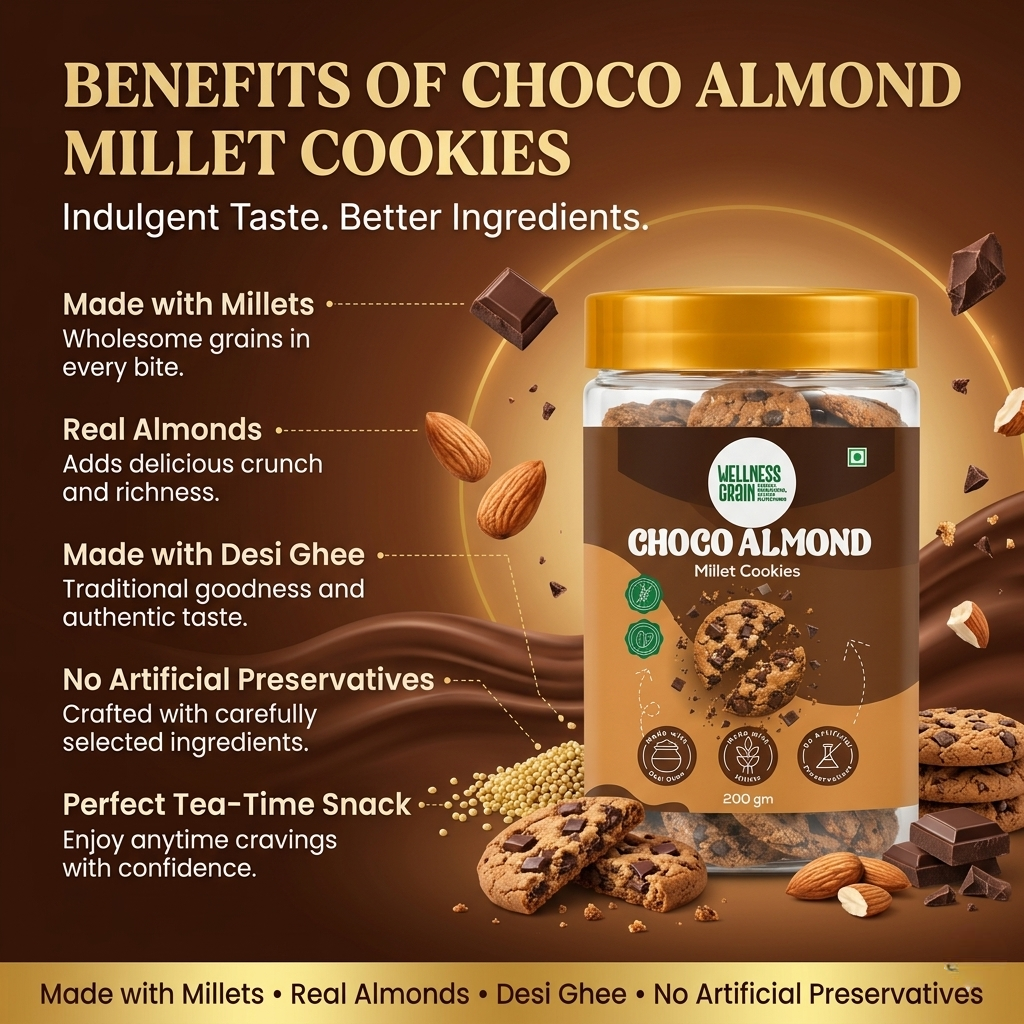 Wellness Combo – Wild Forest Honey &  Choco Almond Millet Cookies
