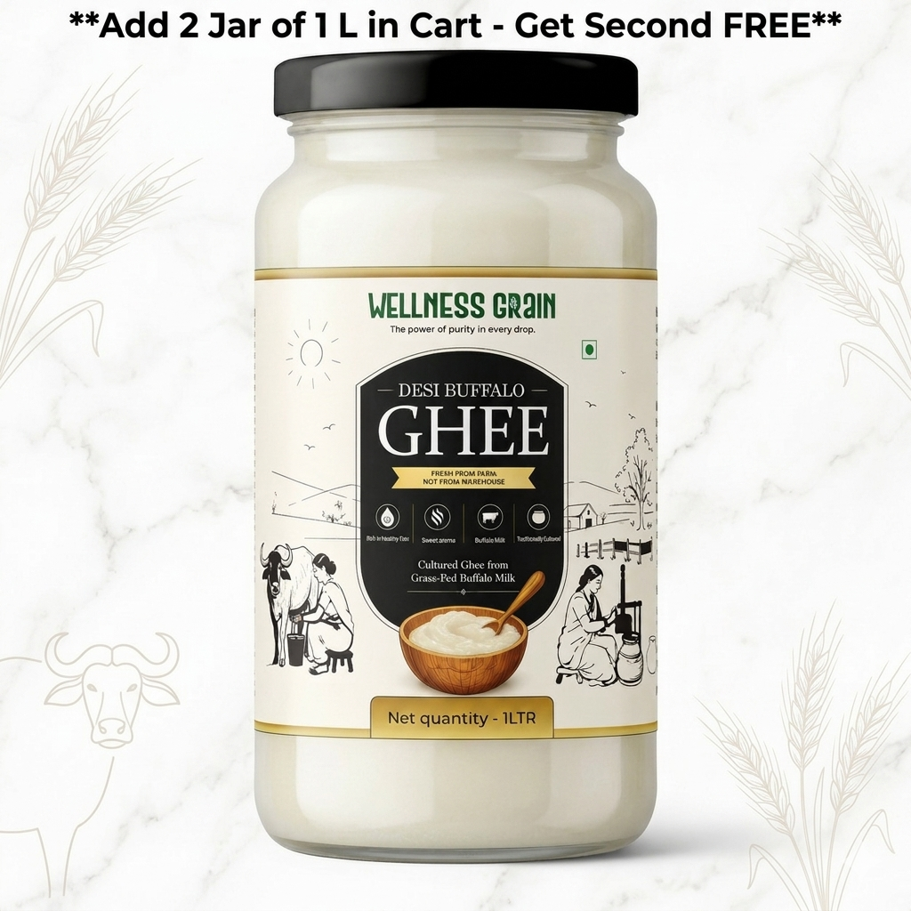 A2 Desi Buffalo Ghee (Buy 1 L get 1 L FREE)