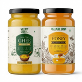 A2 Desi Ghee & Untamed Wild Forest Honey Combo