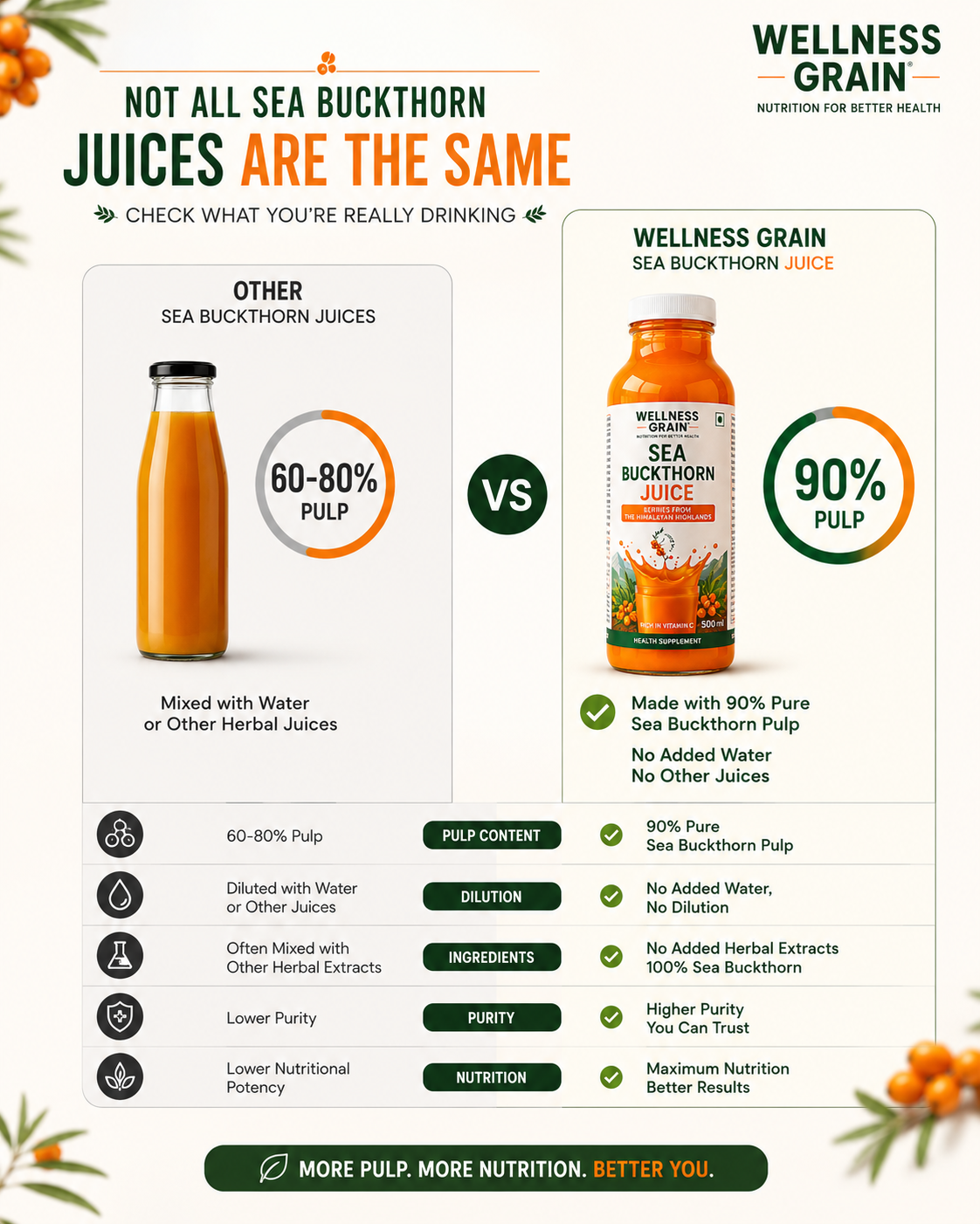 Sea Buckthorn Juice from Ladakh | Omega 3,6,7,9 & Vitamin C