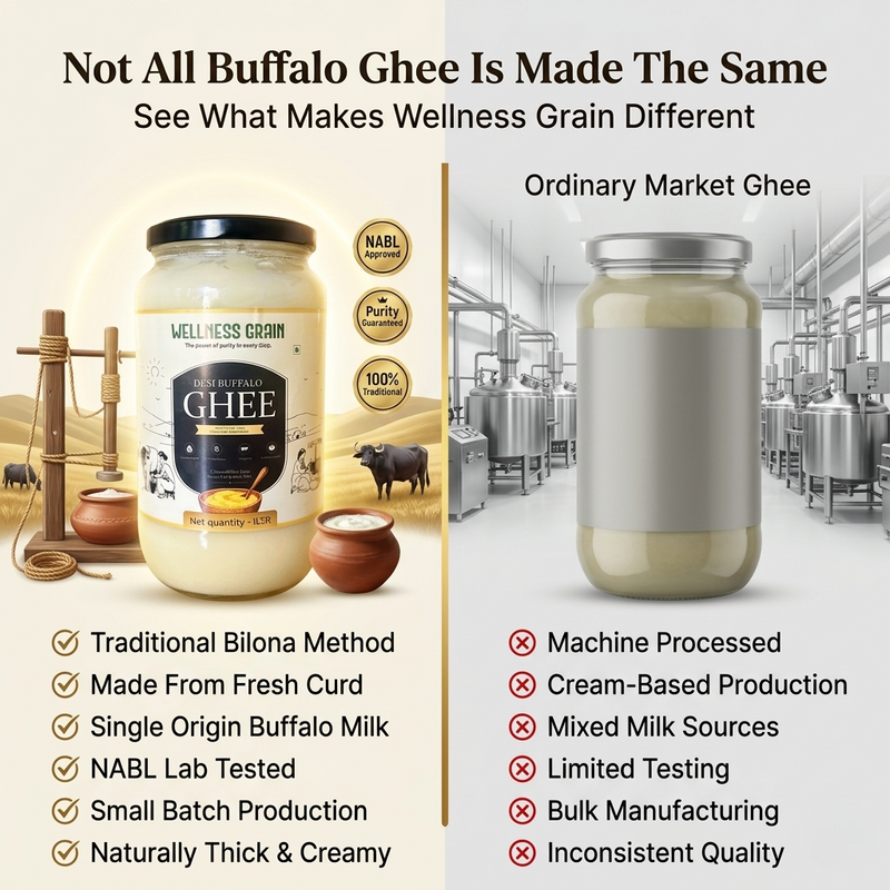 A2 Desi Buffalo Ghee (Buy 1 L get 1 L FREE)