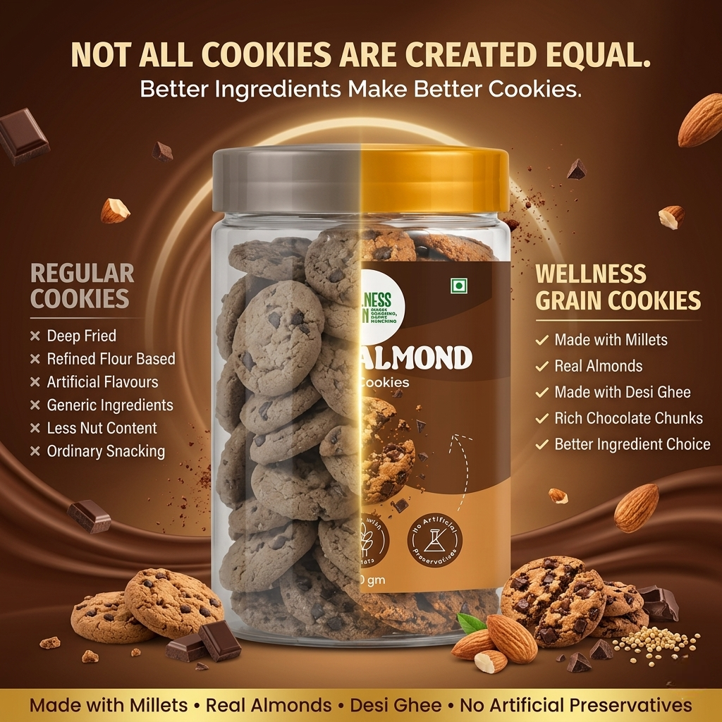 Wellness Combo – Wild Forest Honey &  Choco Almond Millet Cookies