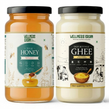 A2 Buffalo Ghee & Raw Tulsi Honey Combo