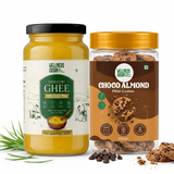 A2 Desi Ghee & Ghee-Baked Choco Almond Cookies - Golden Bake Bundle
