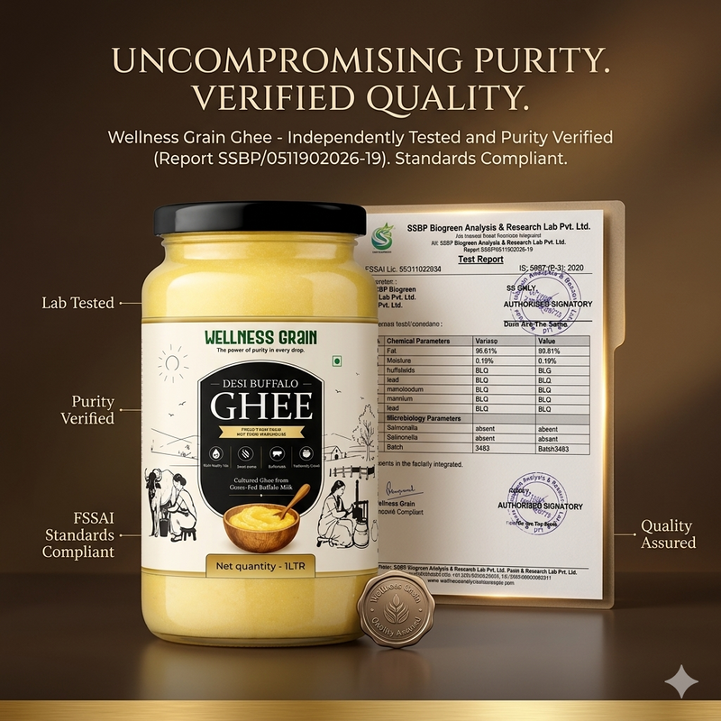 Pure A2 Gir Cow Bilona Ghee & A2 Buffalo Ghee - Combo