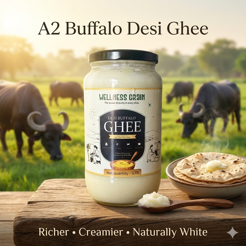 A2 Buffalo Bilona Ghee (2L Family Pack) | Pay for 1.5L, Get 2L